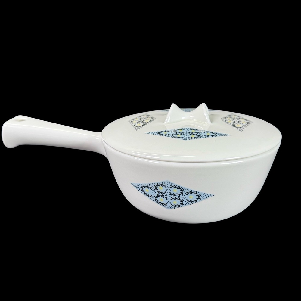 Informal Iroquois Ben Seibel Blue Diamond Coupe Pot Lid Vtg MCM Kitchen Cooking